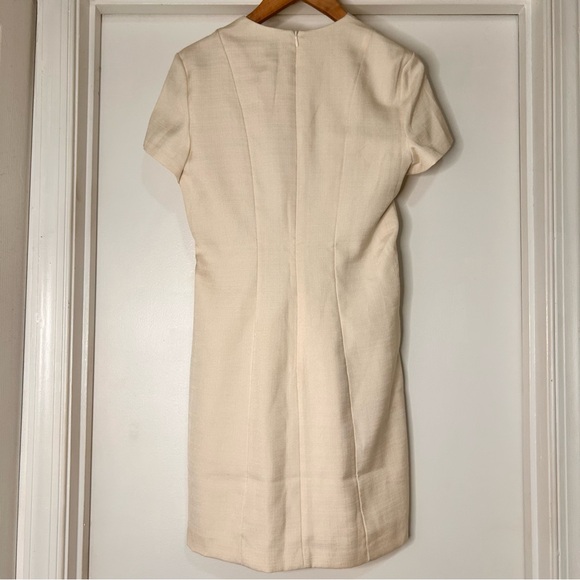 H&M Cream Mini Dress with Short Sleeves - Size XS - Picture 3 of 10
